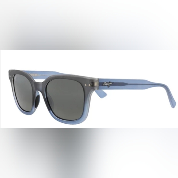 NEW Maui Jim Shore Break Translucent Blue Grey Polarized Grey Sunglass MJ822-06M main image 11